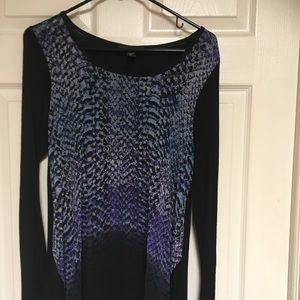 Never worn sheer long sleeve blouse